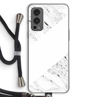 Biggest stripe: OnePlus Nord 2 5G Transparant Hoesje met koord