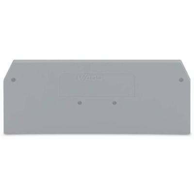 WAGO 279-308 Afsluit- en scheidingsplaat Grijs 100 stuk(s)