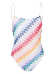 Missoni maillot de bain à imprimé zig-zag - Bleu