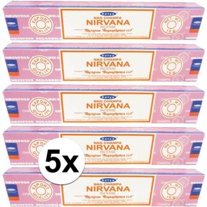 5x Nag Champa wierook Nirvana 15 gram