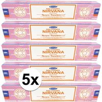 5x Nag Champa wierook Nirvana 15 gram