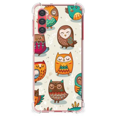 Samsung Galaxy A13 5G | A04s Case Anti-shock Vrolijke Uilen Samsung Galaxy A13 5G | A04s Case Anti-shock Vrolijke Uilen