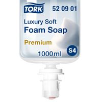 Handzeep Tork S4 foam luxe zacht geparfumeerd 1000ml 520901 - thumbnail
