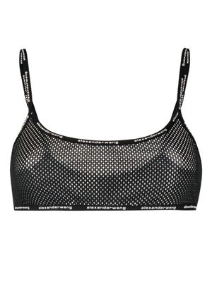 Alexander Wang Bh met logo - Zwart