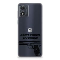 Motorola Moto E13 Silicone-hoesje Pistol DTMP - thumbnail