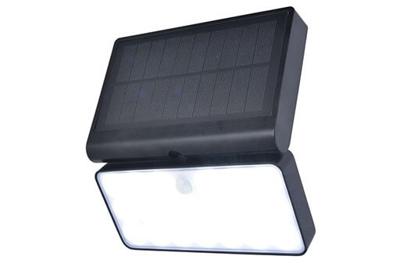 Lutec Zwarte wandlampTuda solar enkel - 6935501330