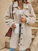 Casual Long Sleeve Outwear Coat