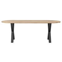 Woood Tablo Eettafel 220 x 90 cm - Bruin - thumbnail