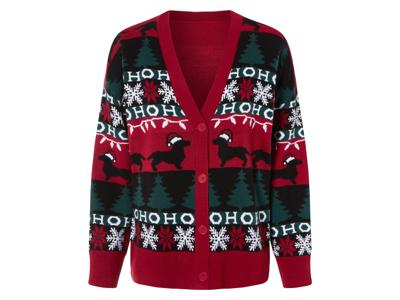 esmara Dames kerstvest (Rood, XS (32/34))