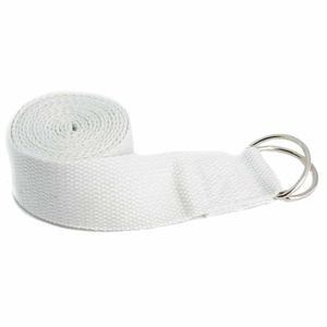 Yoga Riem D-ring Katoen Wit (183 cm)