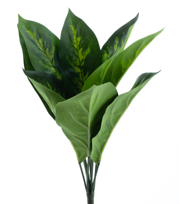 Aglaonema plant cream/green 44 cm kunstbloem - Nova nature