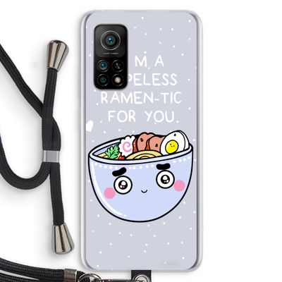 I'm A Hopeless Ramen-Tic For You: Xiaomi Mi 10T 5G Transparant Hoesje met koord