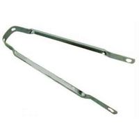 Spatbordstang 28" zilver (per stuk)