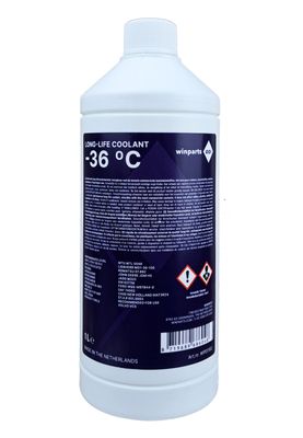 Koelvloeistof Winparts GO! Longlife G12 -36°C 1L WP01102
