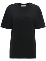 JW Anderson logo-embroidered cotton T-shirt - Noir - thumbnail