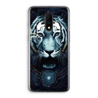 Darkness Tiger: OnePlus 7 Transparant Hoesje