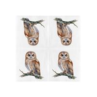 Esschert Design servetten uil 33cm