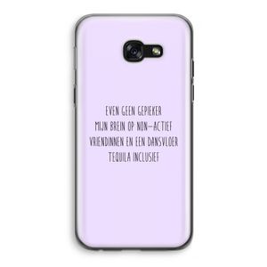 Tequila: Samsung Galaxy A5 (2017) Transparant Hoesje