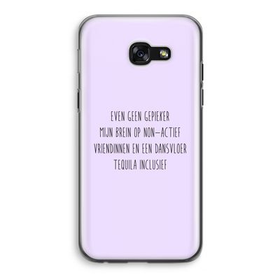 Tequila: Samsung Galaxy A5 (2017) Transparant Hoesje