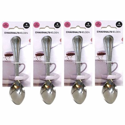 Koffielepels/theelepels - 16x - RVS - 15 cm