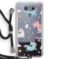Fantasiewereld: LG G6 Transparant Hoesje met koord
