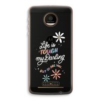 Tough Life: Motorola Moto Z Force Transparant Hoesje