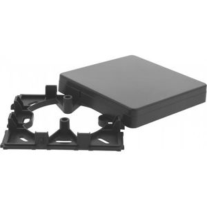 uitbreidingsdoos zwart platte buis Canalit CS25