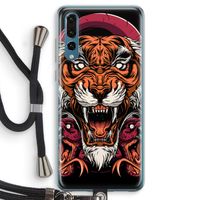 Tiger and Rattlesnakes: Huawei P20 Pro Transparant Hoesje met koord