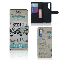 Sony Xperia 5 Telefoonhoesje met foto Retro VW Bus - thumbnail