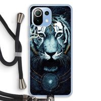 Darkness Tiger: Xiaomi Mi 11 Lite Transparant Hoesje met koord