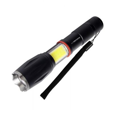 Esperanza Dione Zwart Zaklamp LED