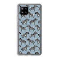 Zebra: Samsung Galaxy A42 5G Transparant Hoesje