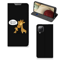 Samsung Galaxy A12 Magnet Case Giraffe - thumbnail