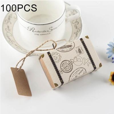 100 PCS originaliteit bruiloft mini koffer suiker vak grootte: 8 * 5 * 2.5 cm