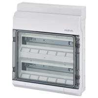 Hensel 61001144 KV 9236 NT Kleine verdeelkast Opbouw (op muur) Aantal groepen: 36 Aantal rijen: 2 Inhoud: 1 stuk(s)