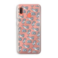 Poezen: Samsung Galaxy A20e Transparant Hoesje