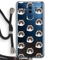 It's a Purrr Case: Huawei Mate 10 Pro Transparant Hoesje met koord