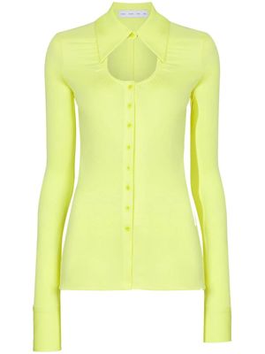 Proenza Schouler White Label chemise à détails de découpes - Vert
