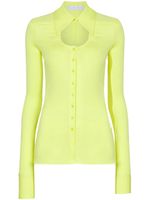 Proenza Schouler White Label chemise à détails de découpes - Vert