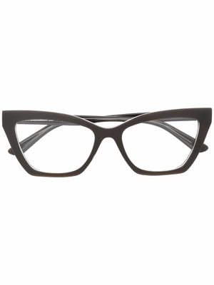 Karl Lagerfeld lunettes de vue à monture papillon - Noir