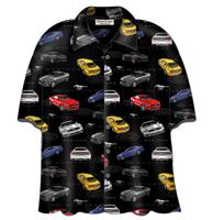 Cars Shirt Ford 2015 Mustang Camp Black-XXXL