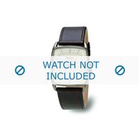 Boccia horlogeband 3799-02 Leder Bruin + bruin stiksel - thumbnail