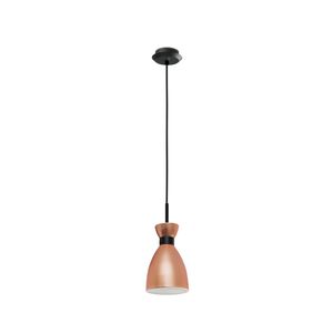 Hanglamp koper retro design jaren 60 fitting E14 Spaans Design Faro 20046