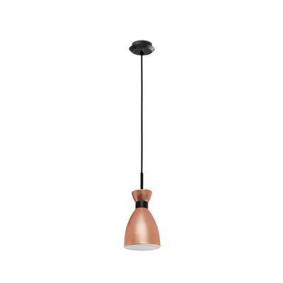 Hanglamp koper retro design jaren 60 fitting E14 Spaans Design Faro 20046