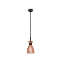 Hanglamp koper retro design jaren 60 fitting E14 Spaans Design Faro 20046