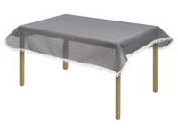 LIVARNO home Tuintafelkleed 130 x 160 cm (hoekig grove rand, Grijs) LIVARNO home Tuintafelkleed 130 x 160 cm (hoekig grove rand, Grijs)