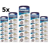 25 Stuks (5 Blister a 5st) Camelion CR1616 3v lithium knoopcelbatterij - thumbnail