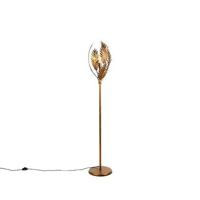 QAZQA Vintage vloerlamp goud 70 cm - Botanica - thumbnail