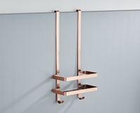 Saniclear Copper doucherek / shampoohouder 52cm geborsteld koper