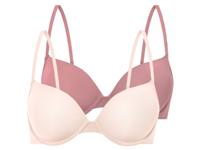 esmara 2 dames beugel-BH&apos;s (Roze/lichtroze, 85C)